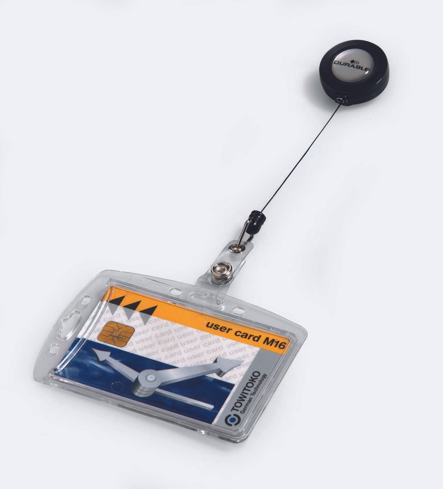 DURABLE Namensschilder glasklar 8.5 cm x 5.4 cm