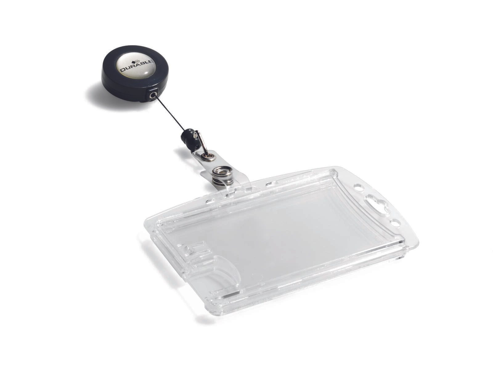 DURABLE Namensschilder glasklar 8.5 cm x 5.4 cm