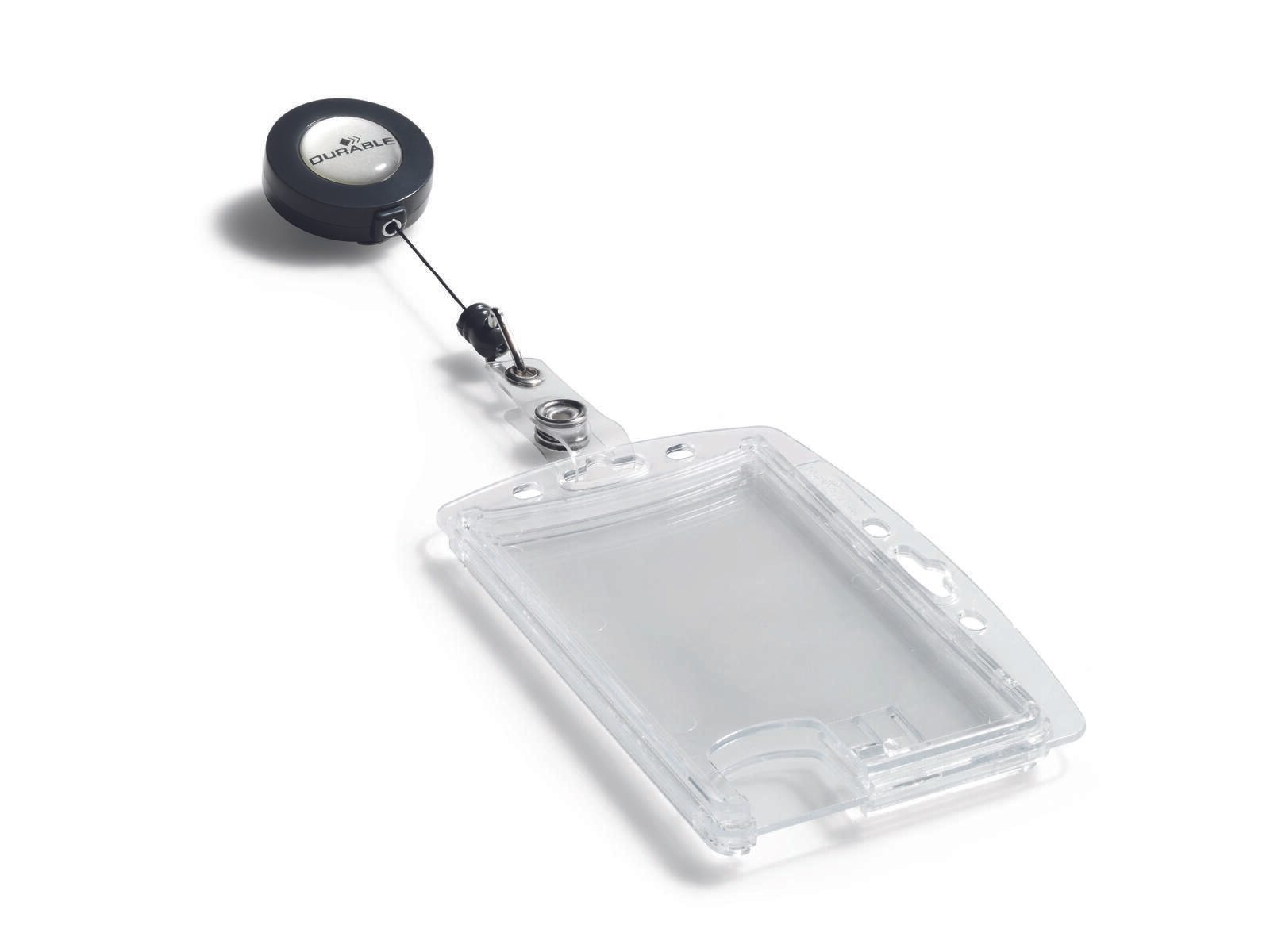 DURABLE Namensschilder glasklar 8.5 cm x 5.4 cm