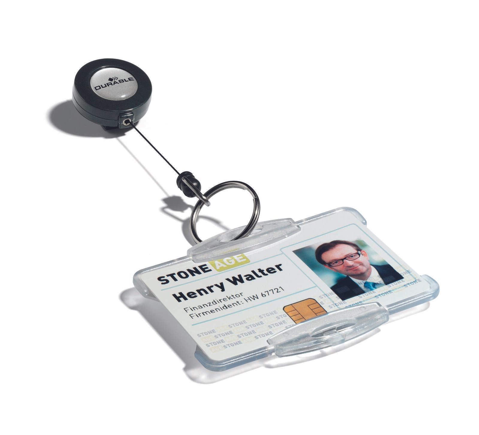 DURABLE Ausweishalter anthrazit