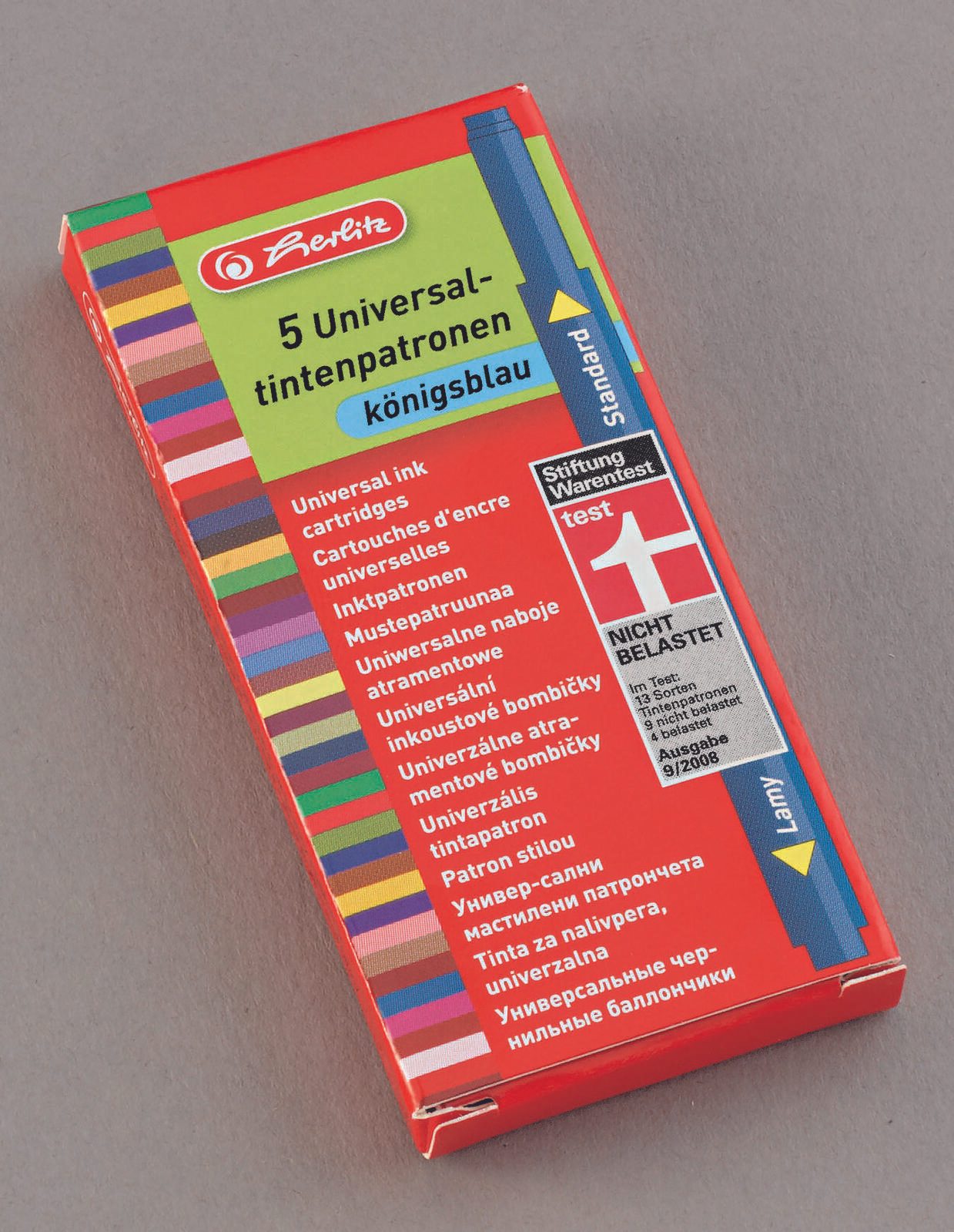herlitz 10412070 Tintenpatronen für Füller königsblau 2x 5 St.