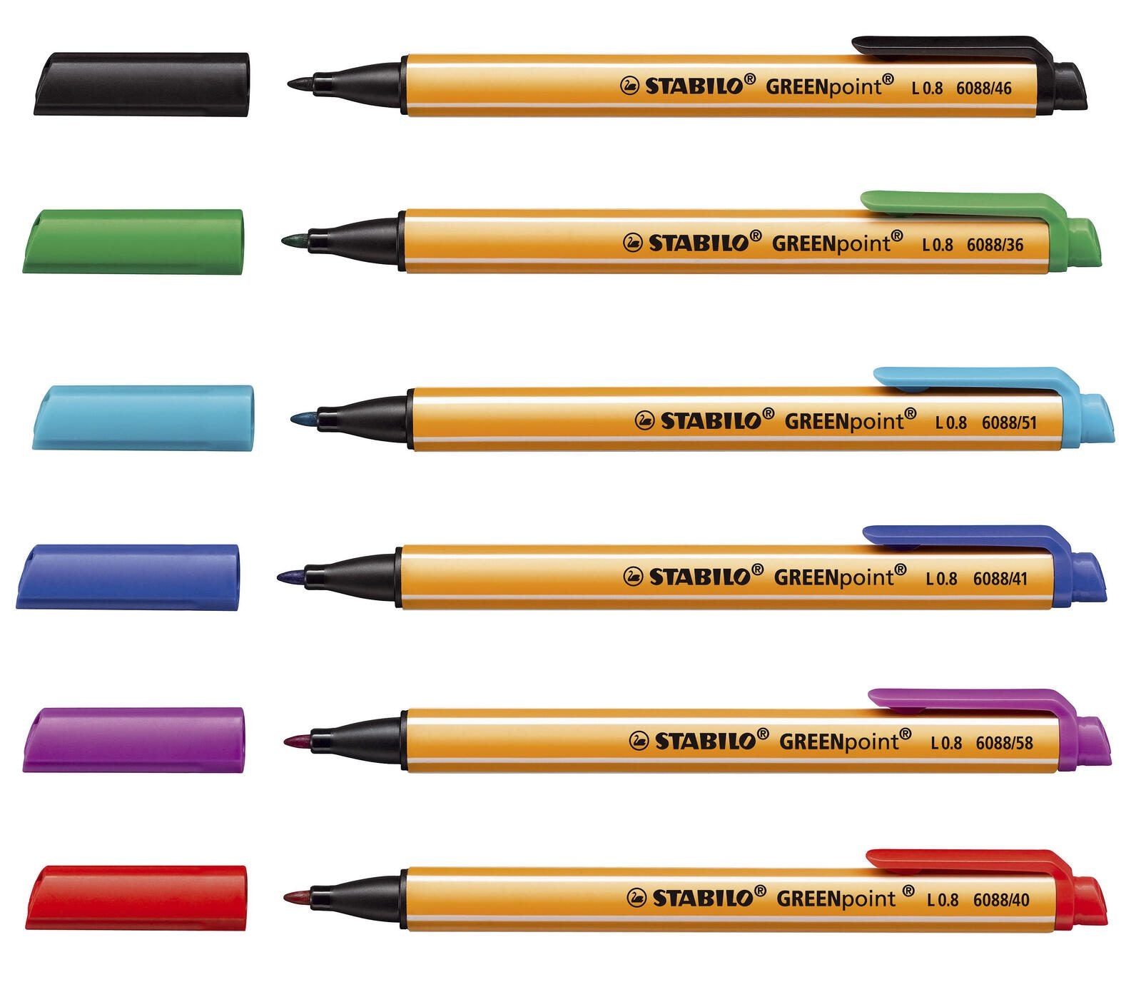 STABILO Filzstift Blau 0.8 mm