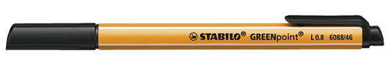 STABILO Filzstift Schwarz 0.8 mm
