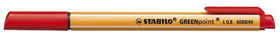 STABILO Filzstift Rot 0.8 mm