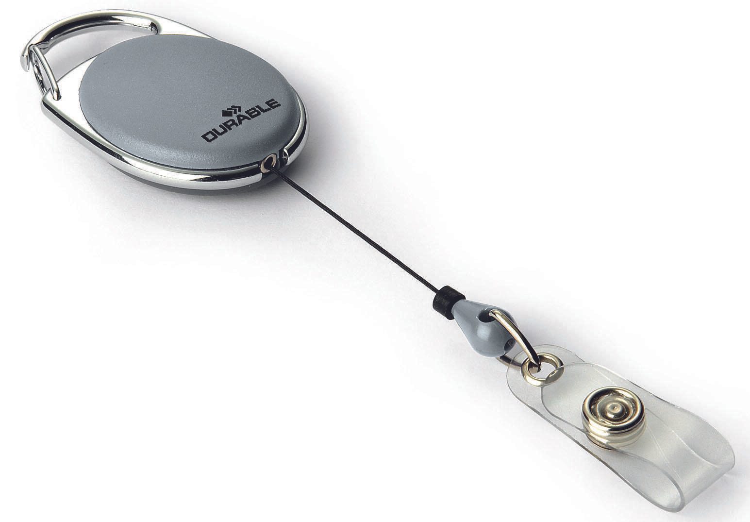 DURABLE Ausweishalter grau