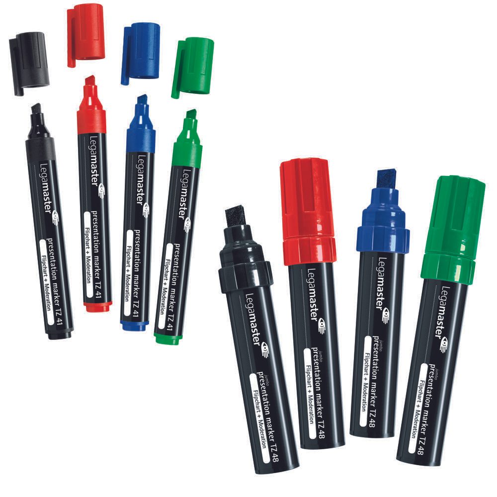 Legamaster TZ 41 Flipchart-Marker 2.0 - 5.0 mm Schwarz