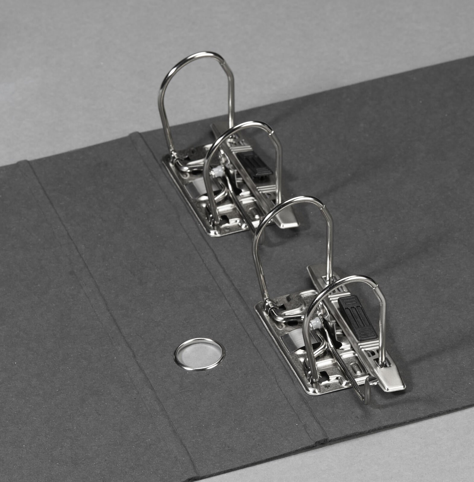 bene Doppelordner 2x A5 quer Karton schwarz
