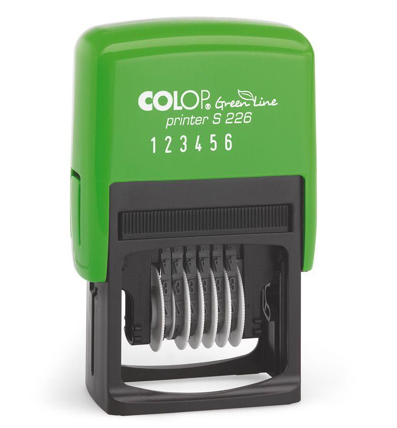 COLOP Ziffernstempel Printer S226 Greenline grün