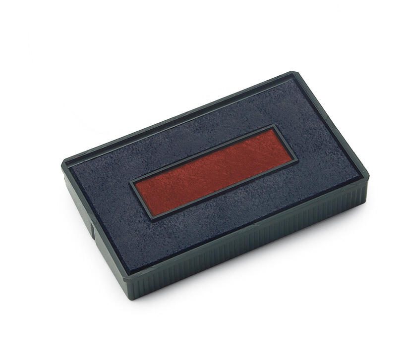 COLOP Ersatzstempelkissen 2,4 x 4,5 cm blau/rot