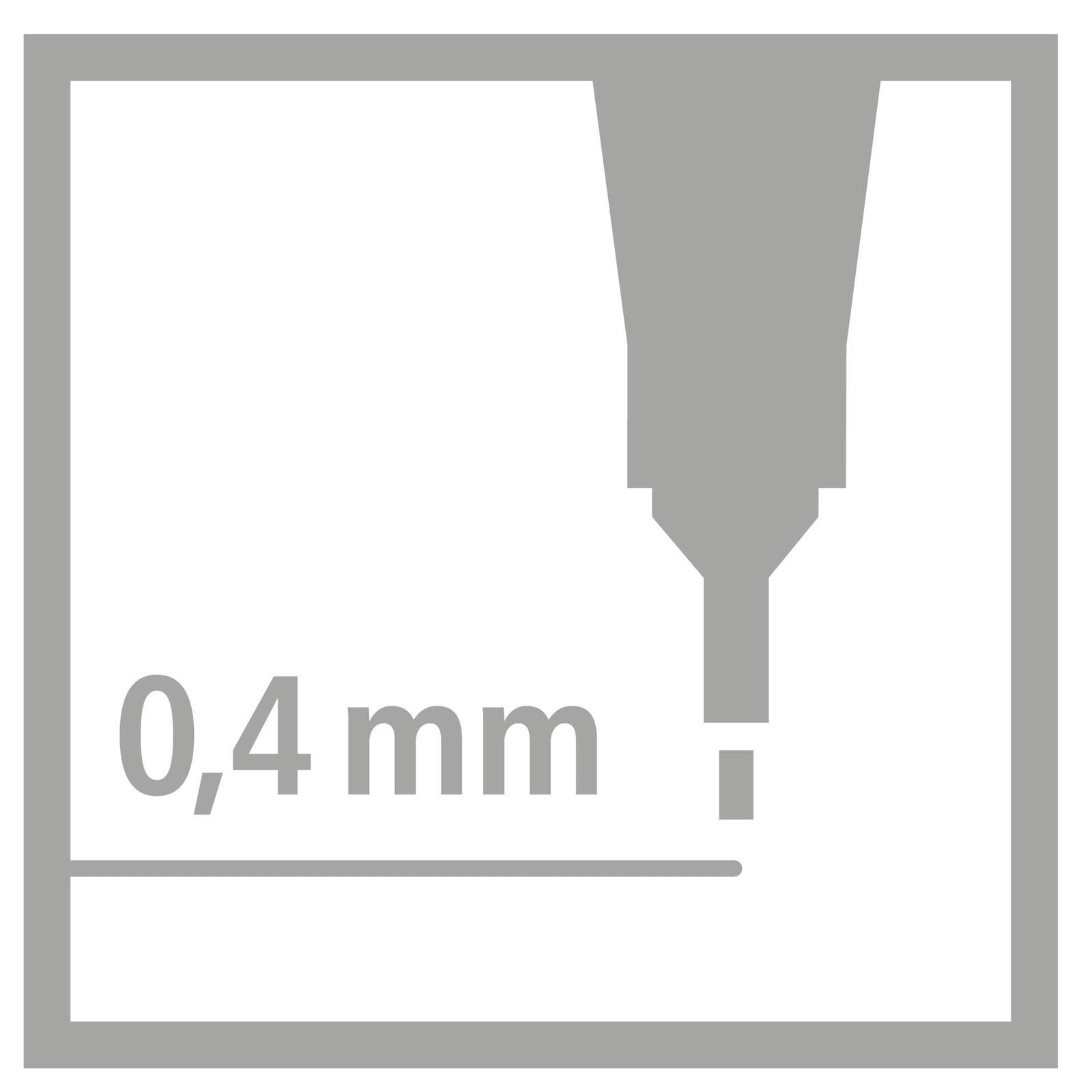 STABILO Point 88 Fineliner 0.4 mm Mehrfarbig