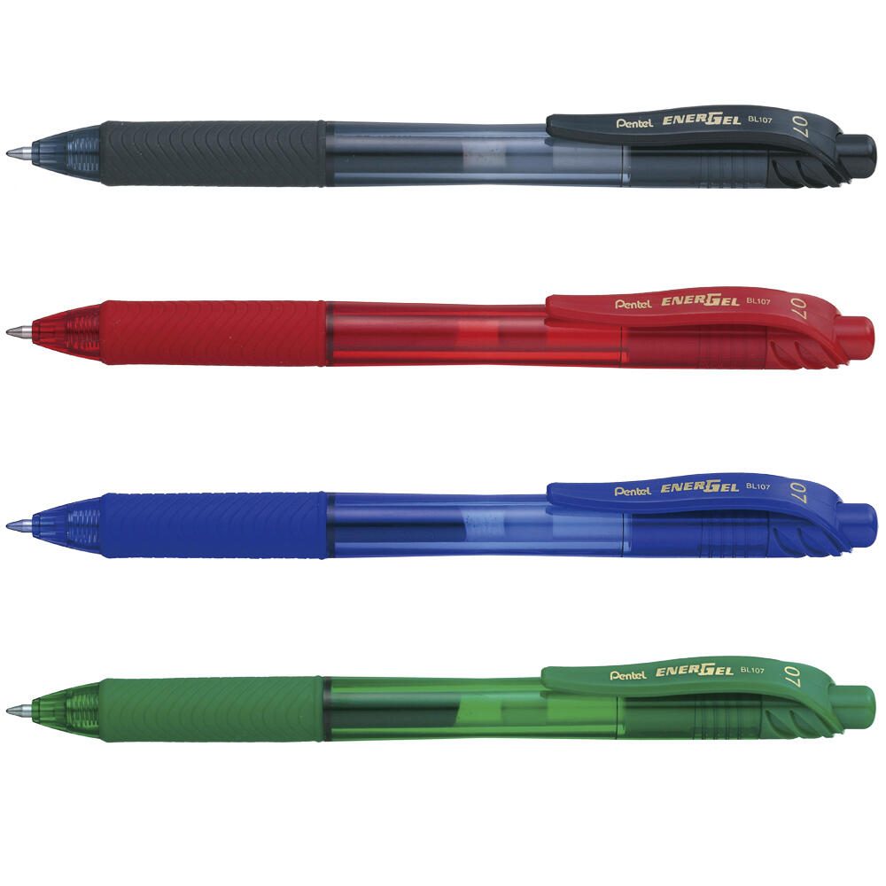 Pentel Bl107 Gelschreiber-Set 0.35 mm, Schreibfarbe: Mehrfarbig