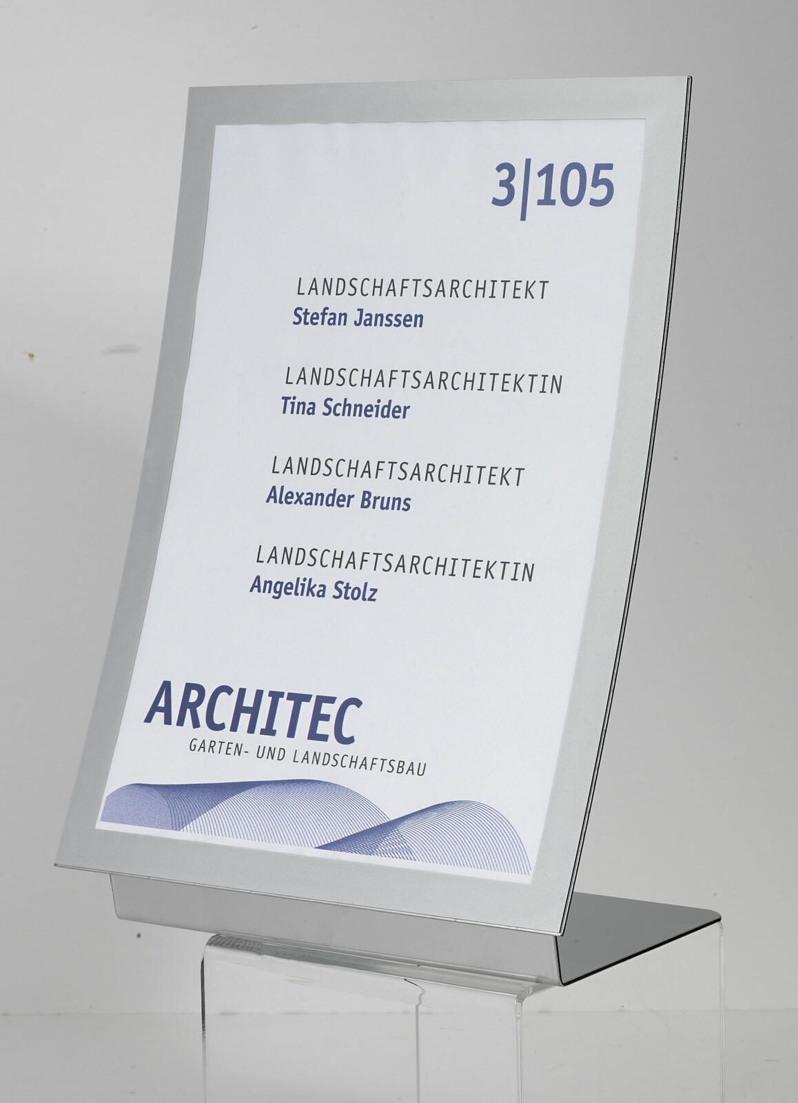 DURABLE Duraview Tischaufsteller DIN A4