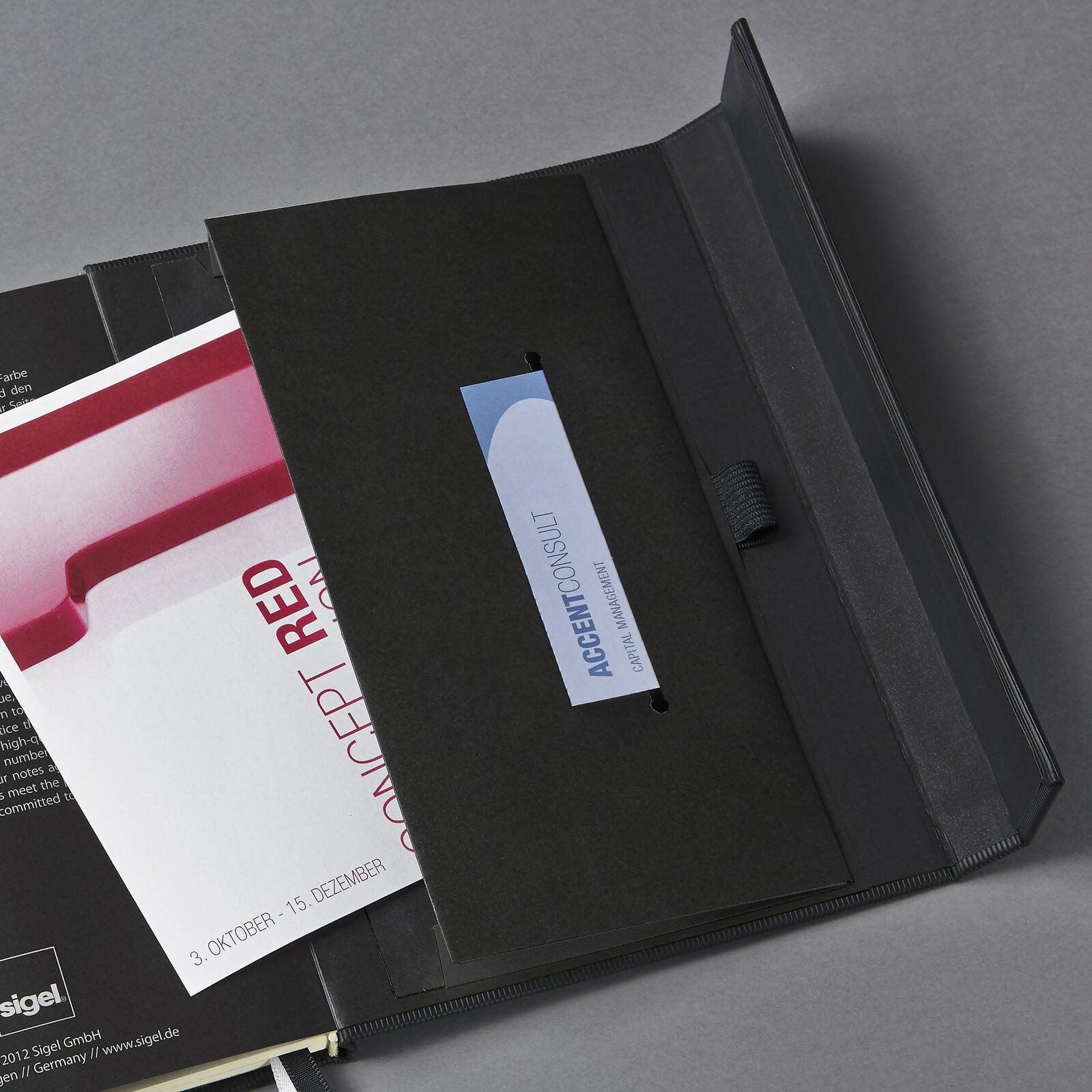 SIGEL Notizbuch ca. DIN A5 kariert, 194 Seiten