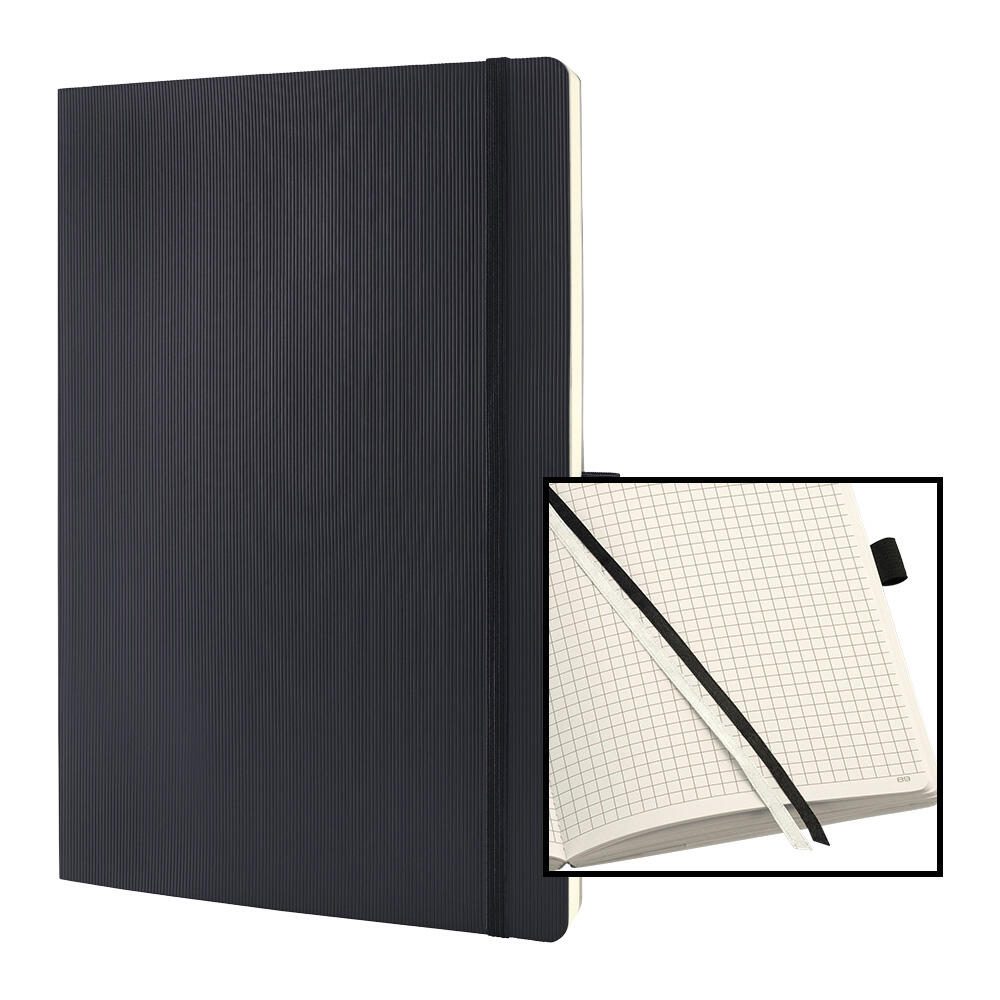 SIGEL Notizbuch ca. DIN A4 kariert, 194 Seiten