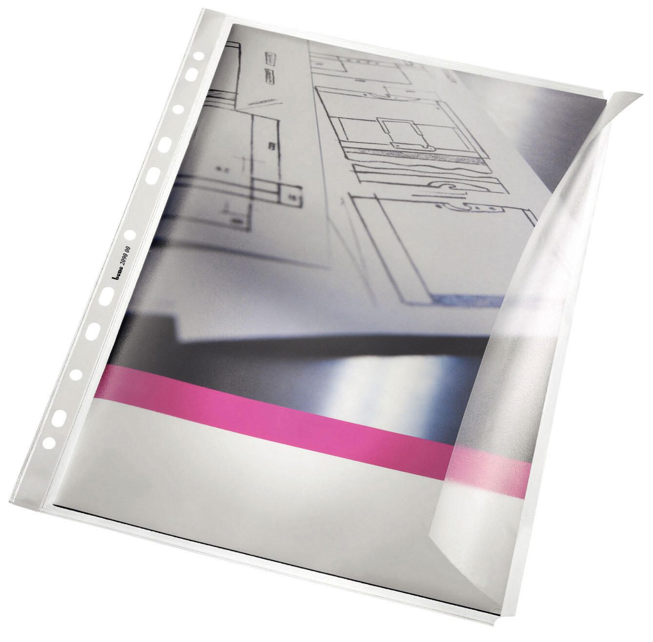 bene Prospekthüllen DIN A4 0.12 mm transparent