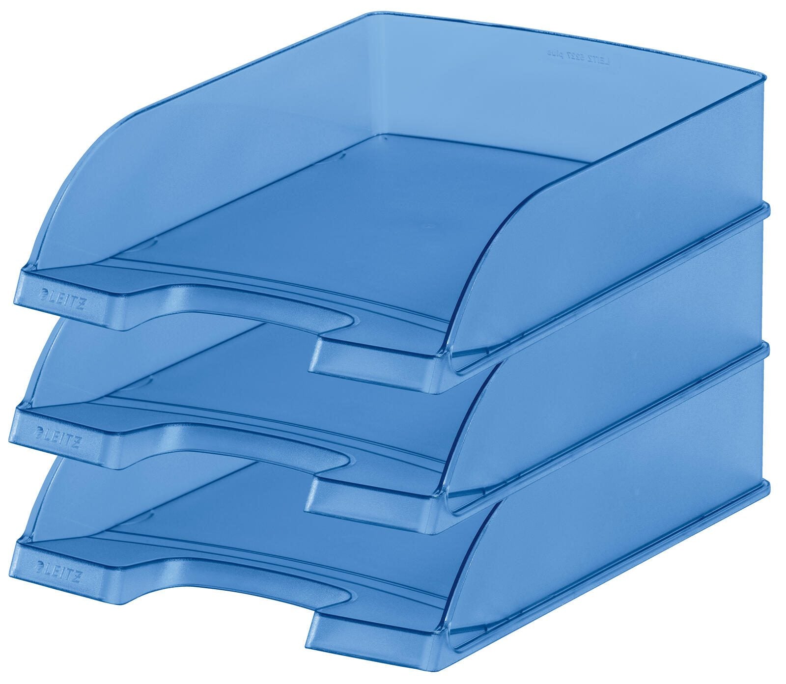 LEITZ Briefablage DIN A4 blau-transparent