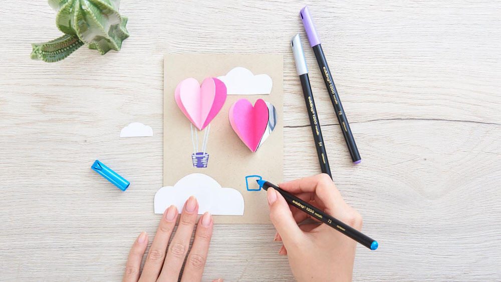 edding Filzstift Silber 1.0 - 3.0 mm