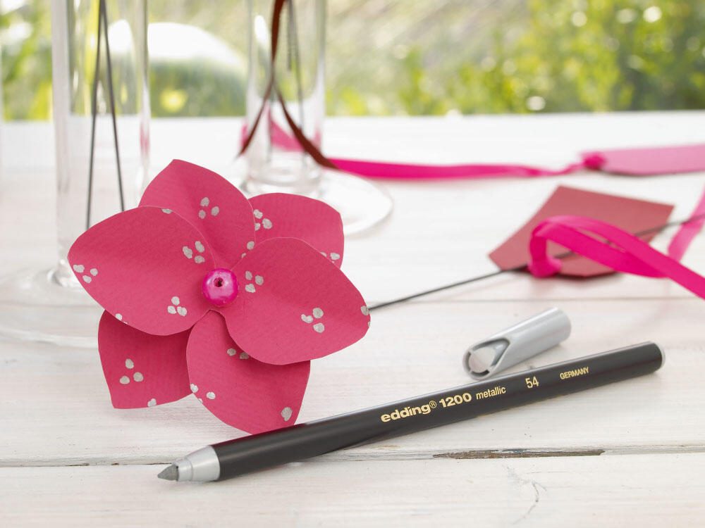 edding Filzstift Silber 1.0 - 3.0 mm