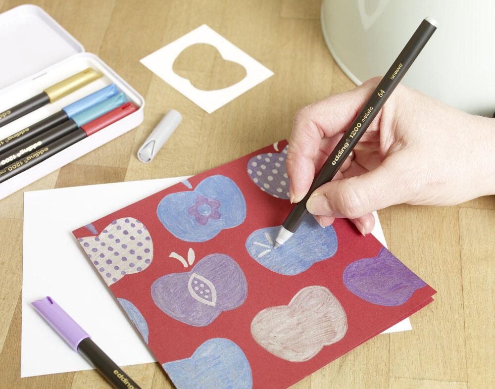 edding Filzstift Silber 1.0 - 3.0 mm