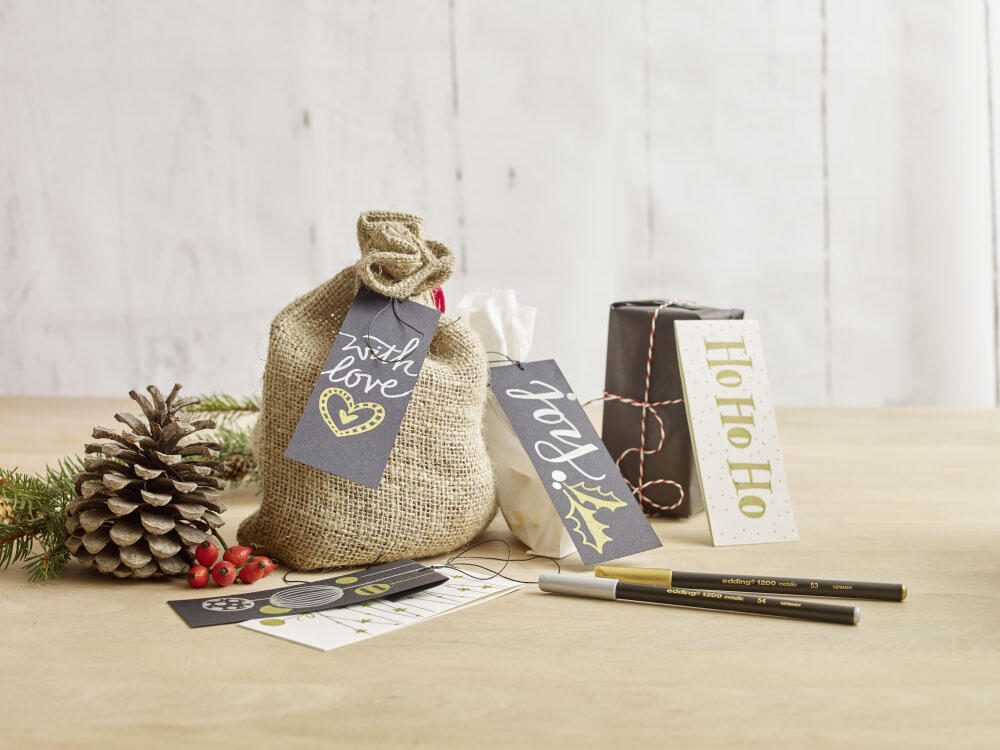 edding Filzstift Gold 1.0 - 3.0 mm