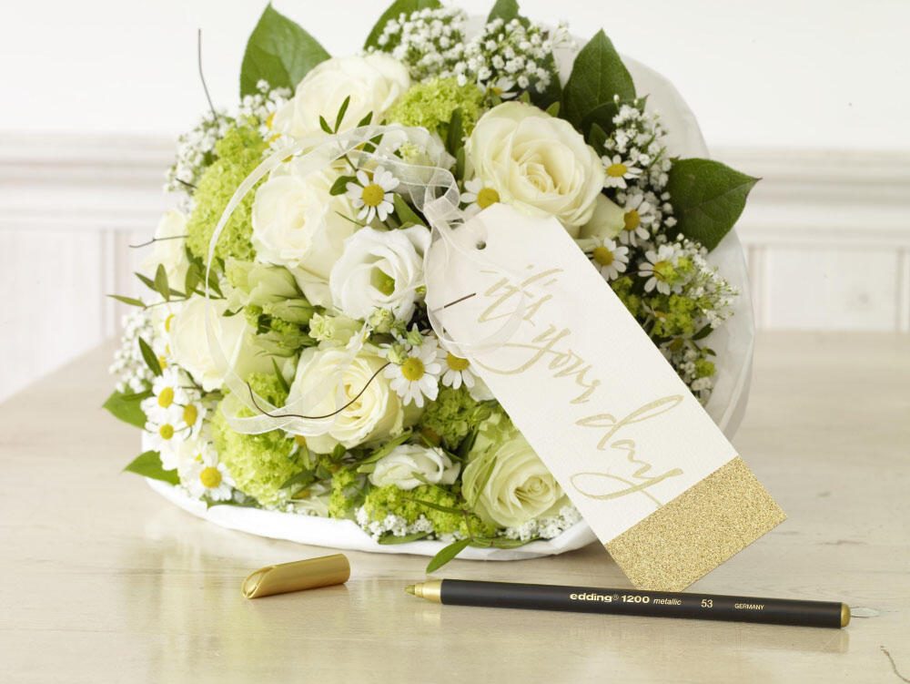 edding Filzstift Gold 1.0 - 3.0 mm