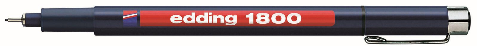edding 1800 Fineliner 0.25 mm Schwarz