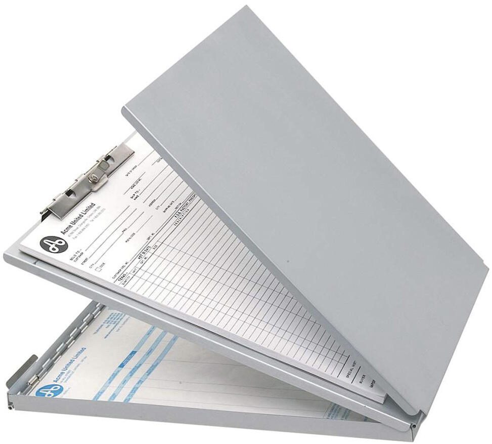 WESTCOTT Klemmbrett DIN A4 silber