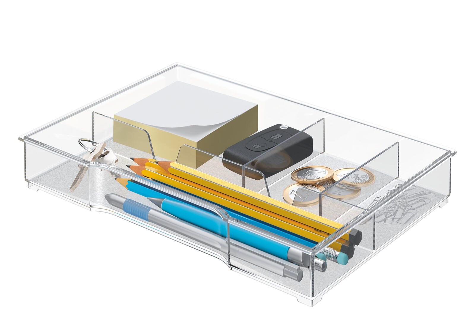 LEITZ Schubladeneinsatz Polystyrol transparent