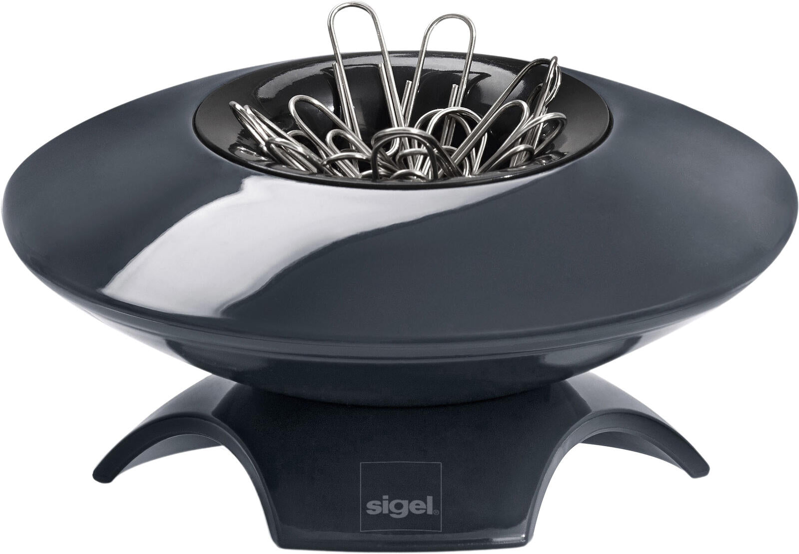 SIGEL Büroklammerspender Eyestyle dark grey