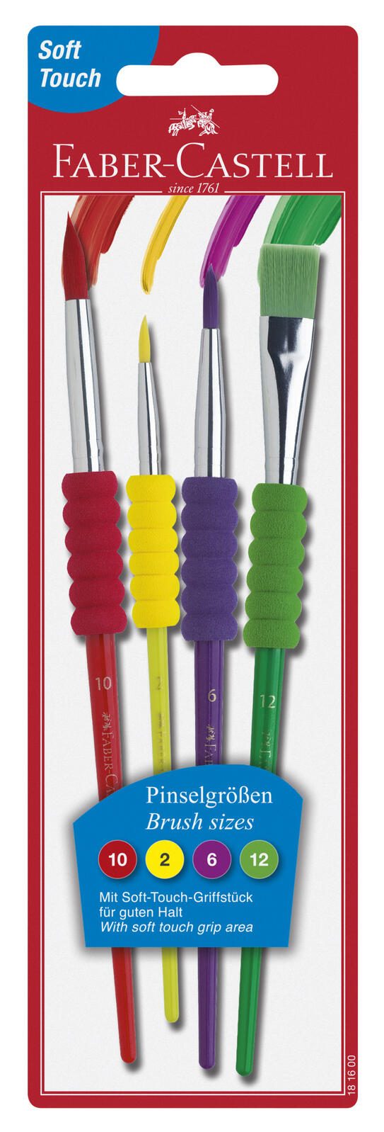 FABER-CASTELL Pinsel-Set 4-teilig