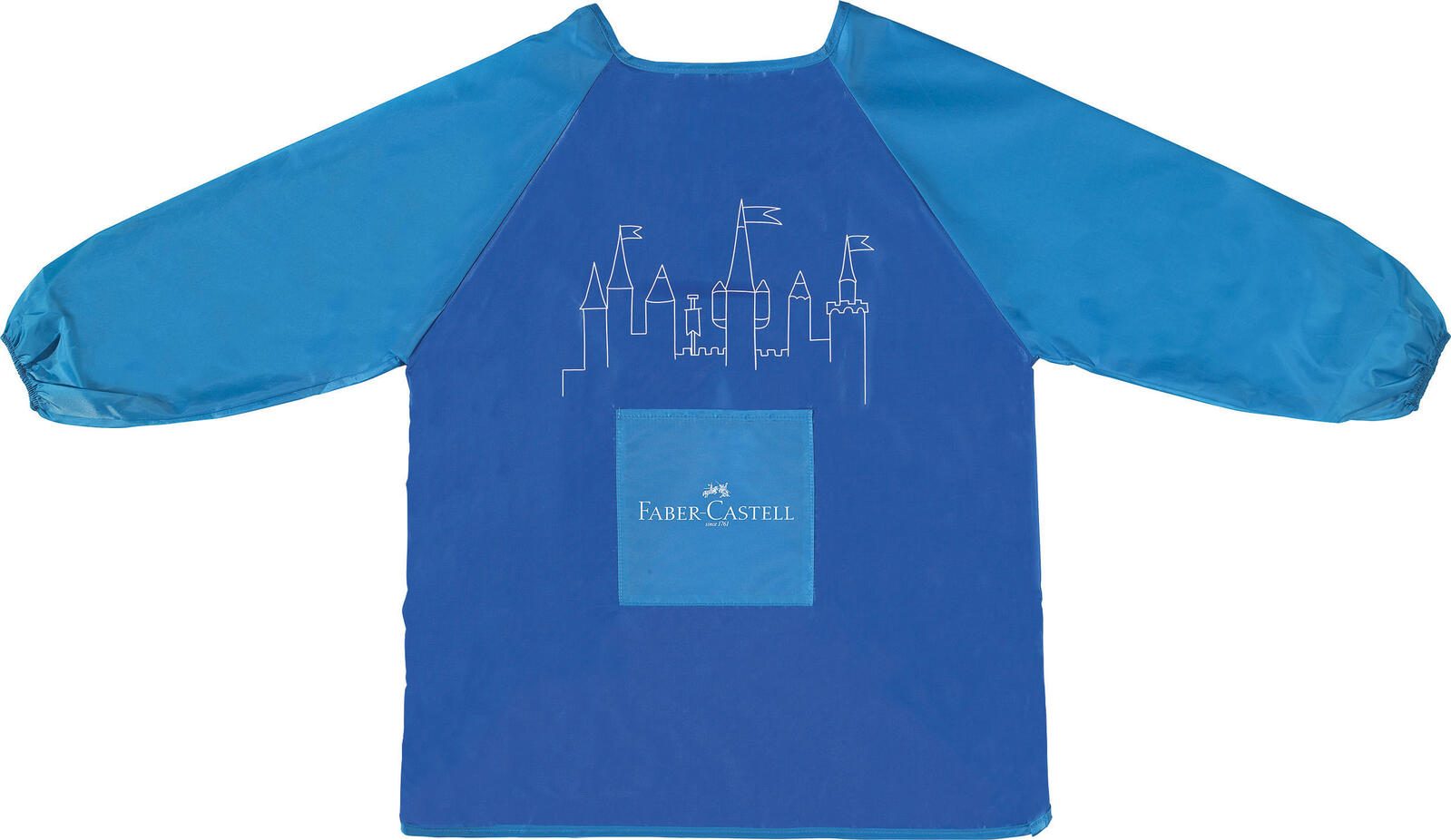 FABER-CASTELL unisex Kinder Malschürze blau
