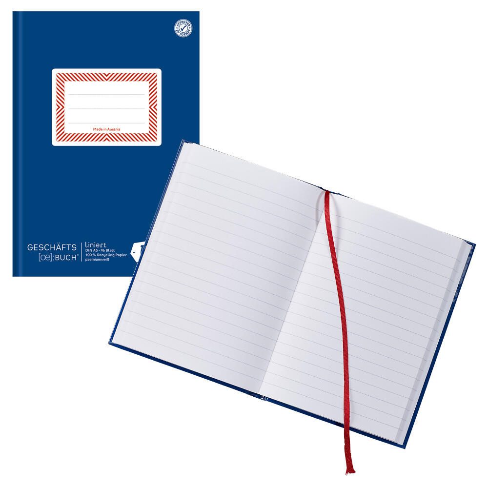 Ursus Geschäftsbuch DIN A4 liniert, 192 Seiten