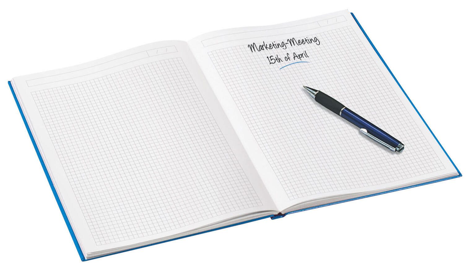 LEITZ Notizbuch DIN A4 kariert, 160 Seiten
