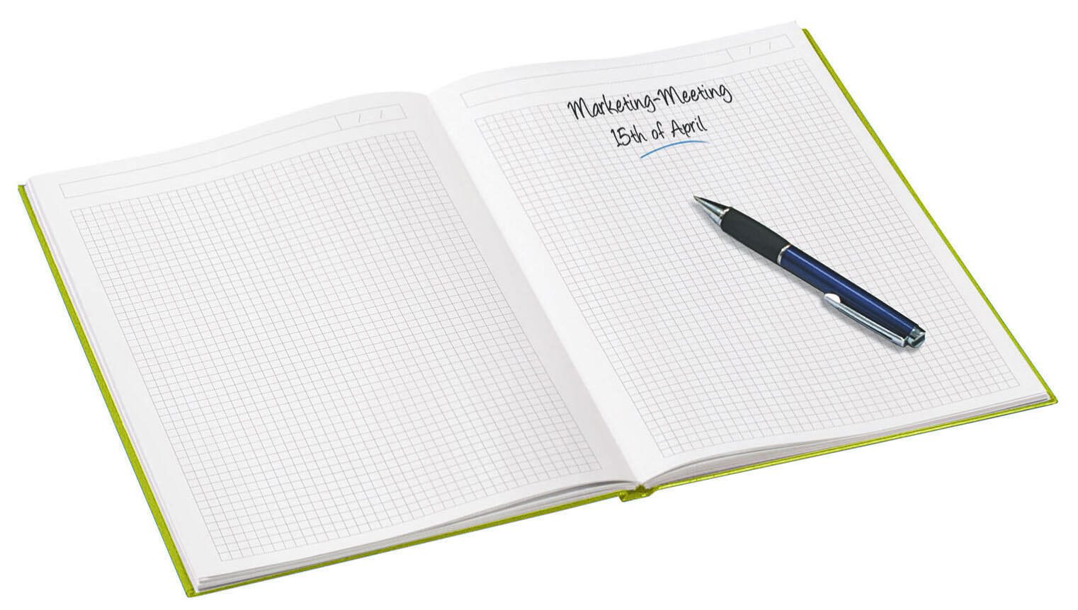 LEITZ Notizbuch DIN A4 kariert, 160 Seiten