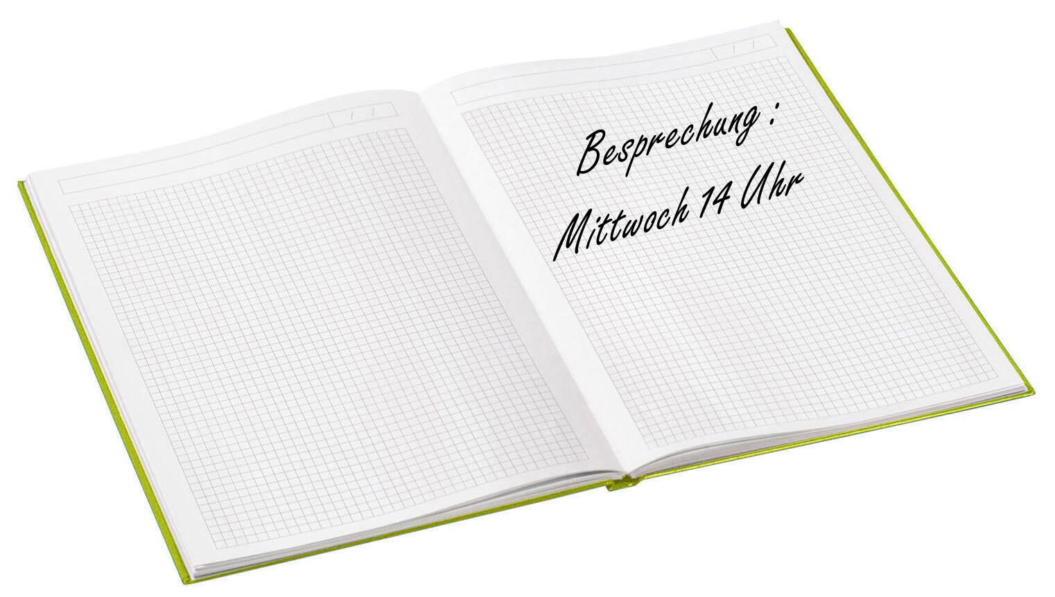 LEITZ Notizbuch DIN A4 kariert, 160 Seiten