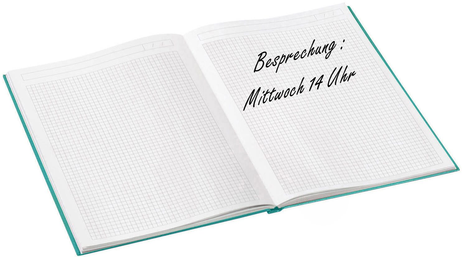 LEITZ Notizbuch DIN A4 kariert, 160 Seiten