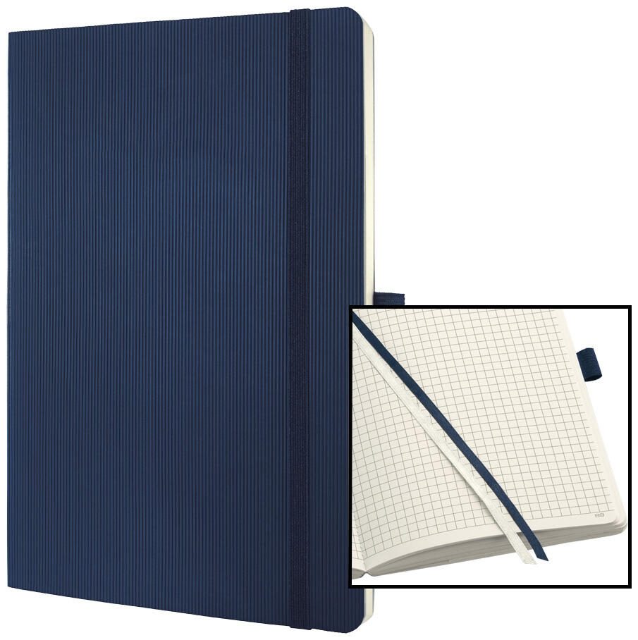 SIGEL Notizbuch ca. DIN A5 kariert, 194 Seiten