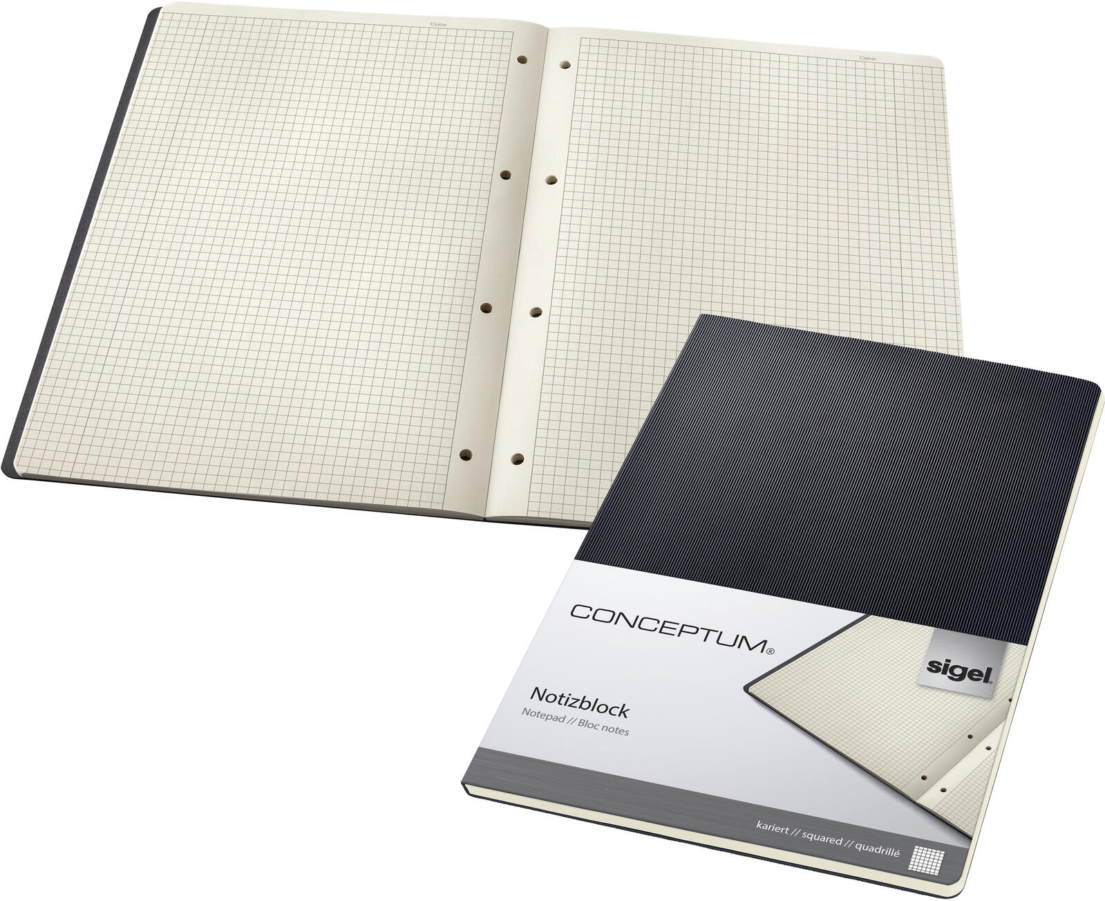 SIGEL Briefblock DIN A4 kariert