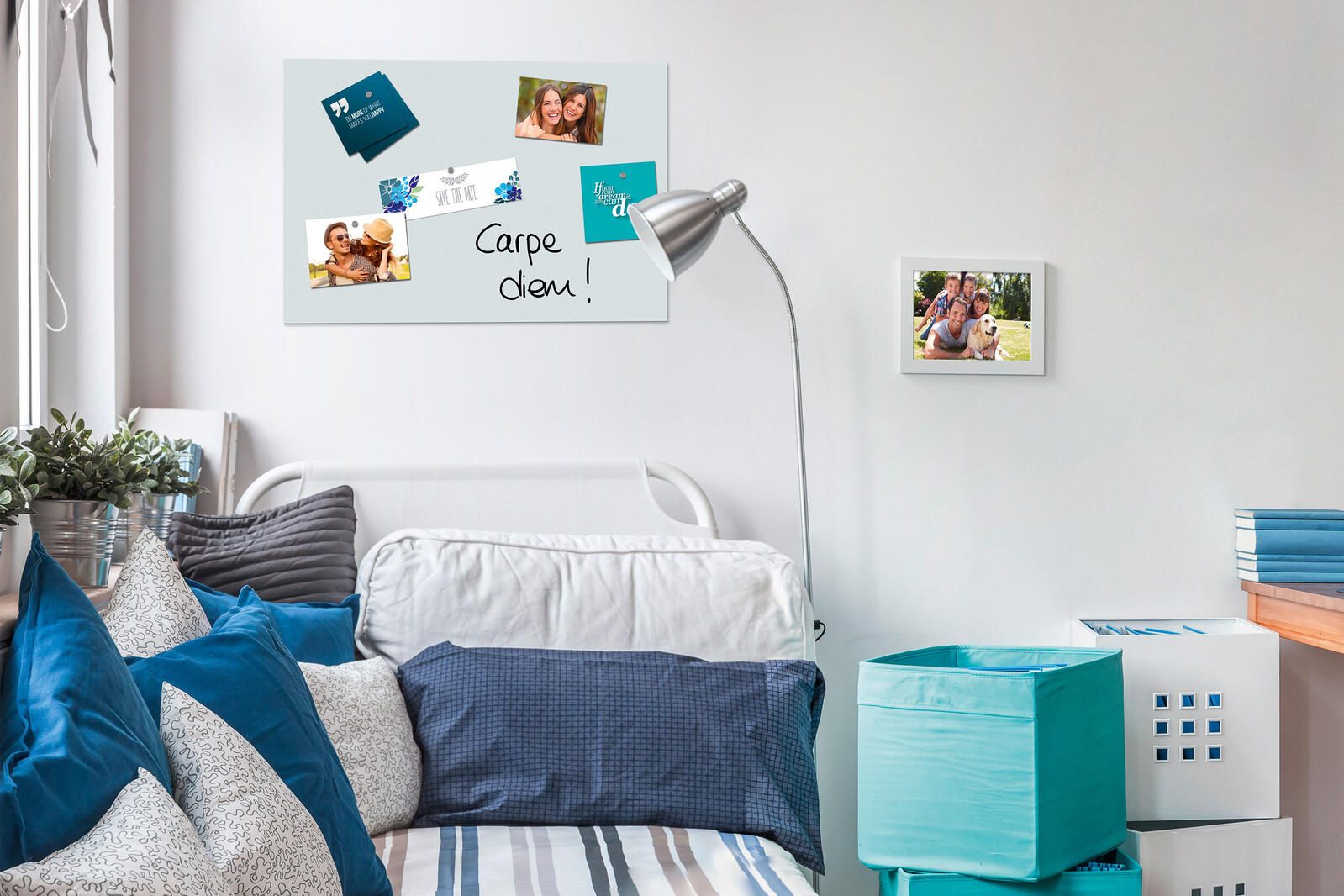 Be!Board® Glas-Magnettafel 60,0 x 40,0 cm weiß