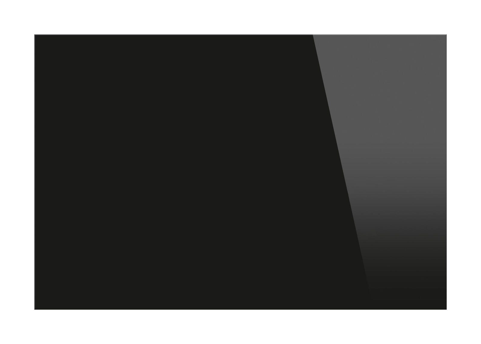 Be!Board® Glas-Magnettafel 60,0 x 40,0 cm schwarz