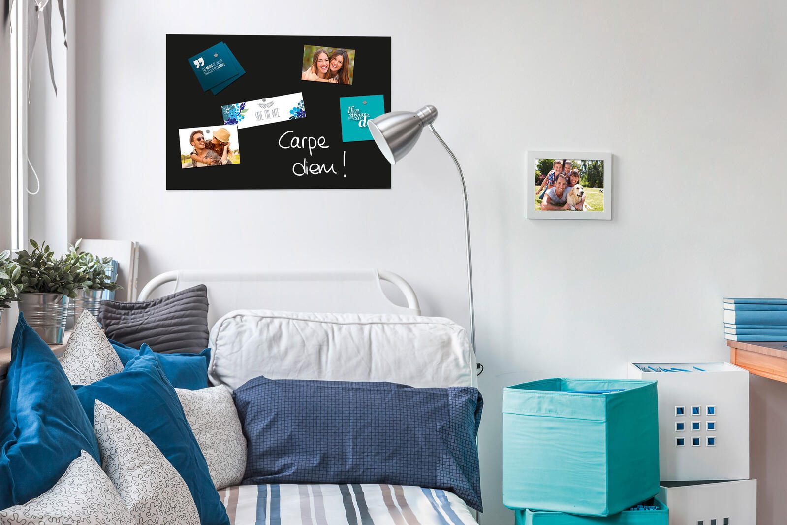 Be!Board® Glas-Magnettafel 60,0 x 40,0 cm schwarz