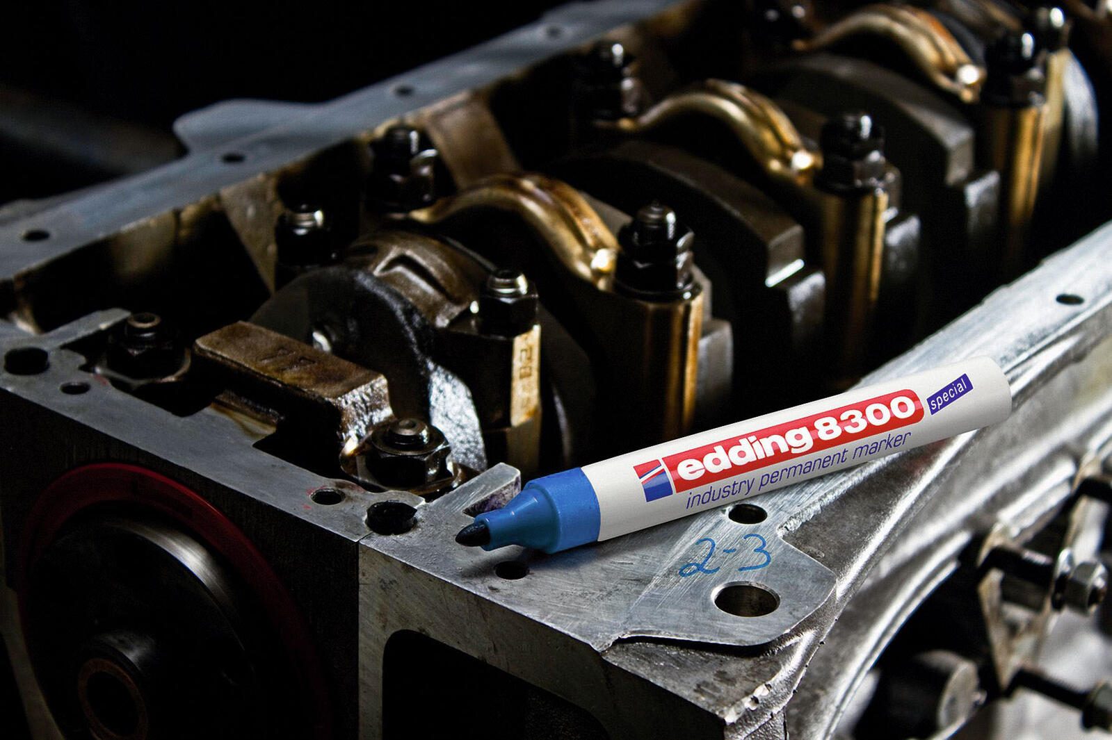 edding Industriemarker 1.5 - 3.0 mm Blau