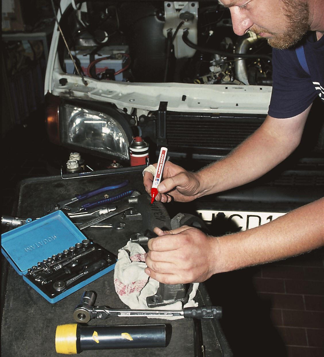 edding Industriemarker 1.5 - 3.0 mm Schwarz