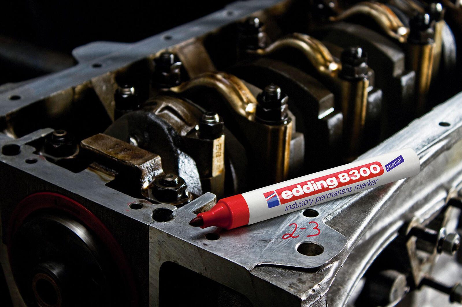 edding Industriemarker 1.5 - 3.0 mm Schwarz