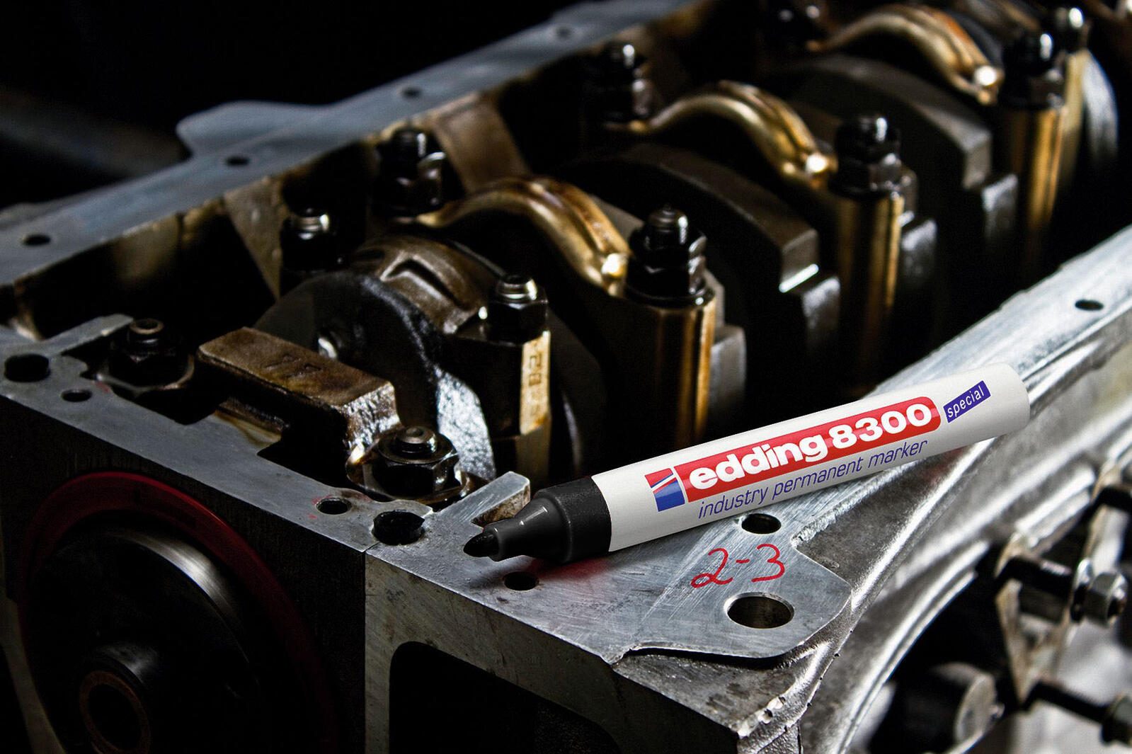 edding Industriemarker 1.5 - 3.0 mm Schwarz