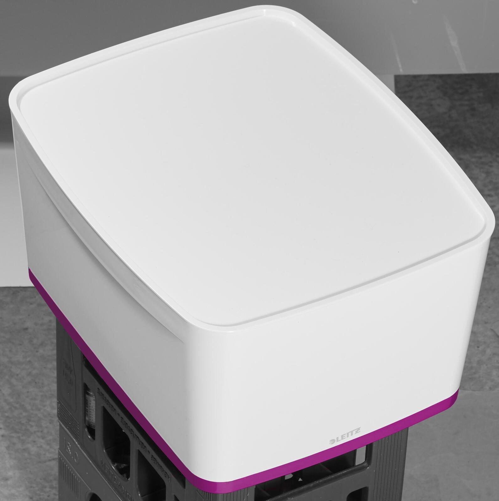 LEITZ Aufbewahrungsbox 18,0 l - 38,5 x 31,8 x 19,8 cm perlweiß/pink