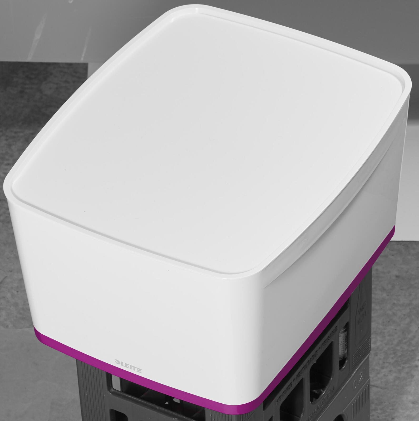 LEITZ Aufbewahrungsbox 18,0 l - 38,5 x 31,8 x 19,8 cm perlweiß/pink