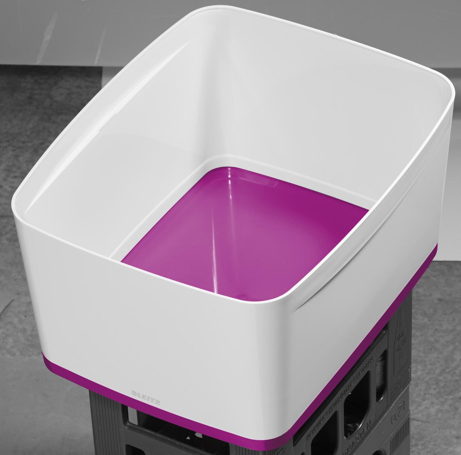 LEITZ Aufbewahrungsbox 18,0 l - 38,5 x 31,8 x 19,8 cm perlweiß/pink