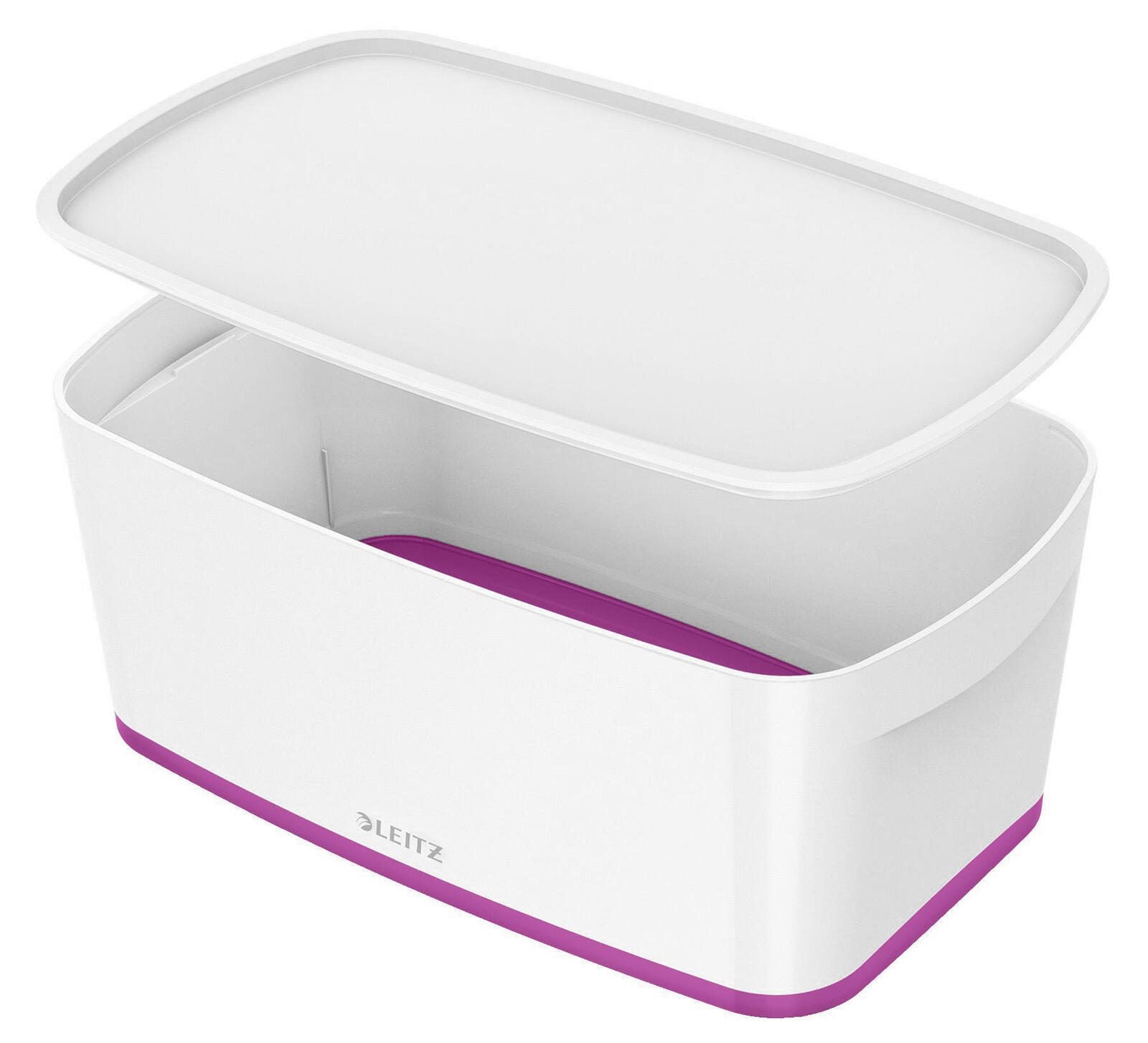 LEITZ Aufbewahrungsbox 5,0 l - 31,8 x 19,1 x 12,8 cm perlweiß/pink
