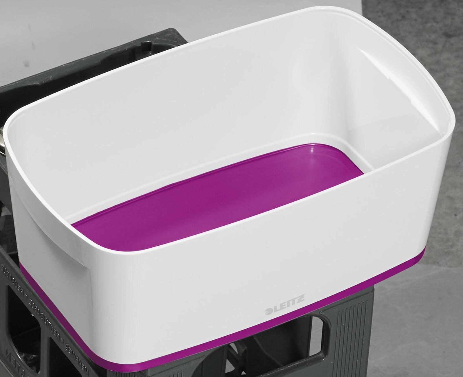 LEITZ Aufbewahrungsbox 5,0 l - 31,8 x 19,1 x 12,8 cm perlweiß/pink
